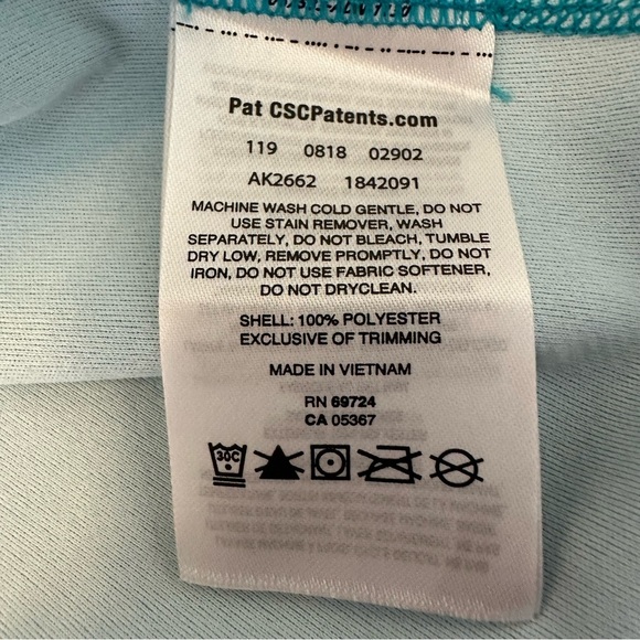 Columbia Women’s Long Sleeve Teal Blue Omni-Shade UV Protection Top Large - Picture 7 of 9